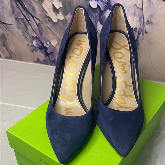 Sam Edelman Shoes - Sam Edelman HAZEL Deep Blue Heels